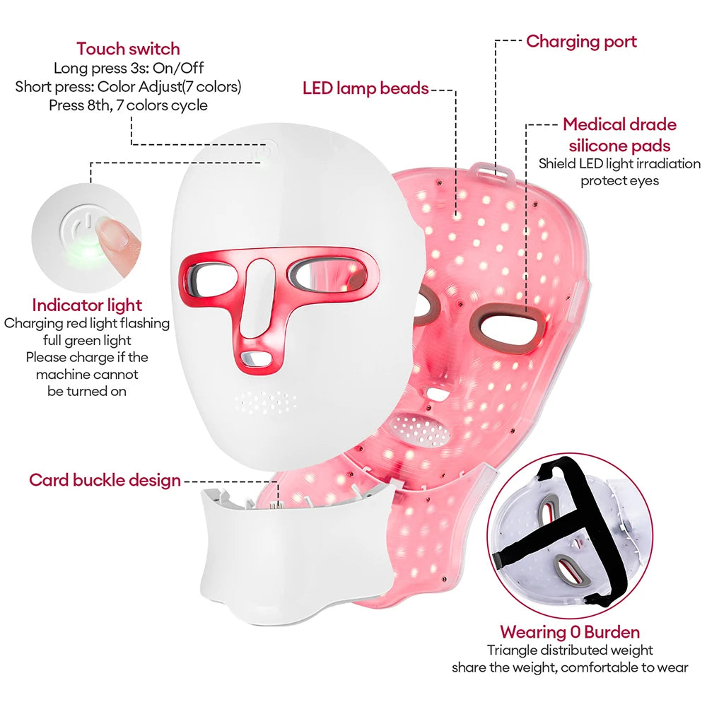 Wireless LED Face & Neck Mask