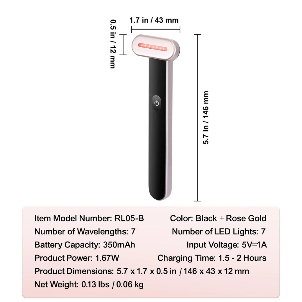 LED Facial Therapy Wand