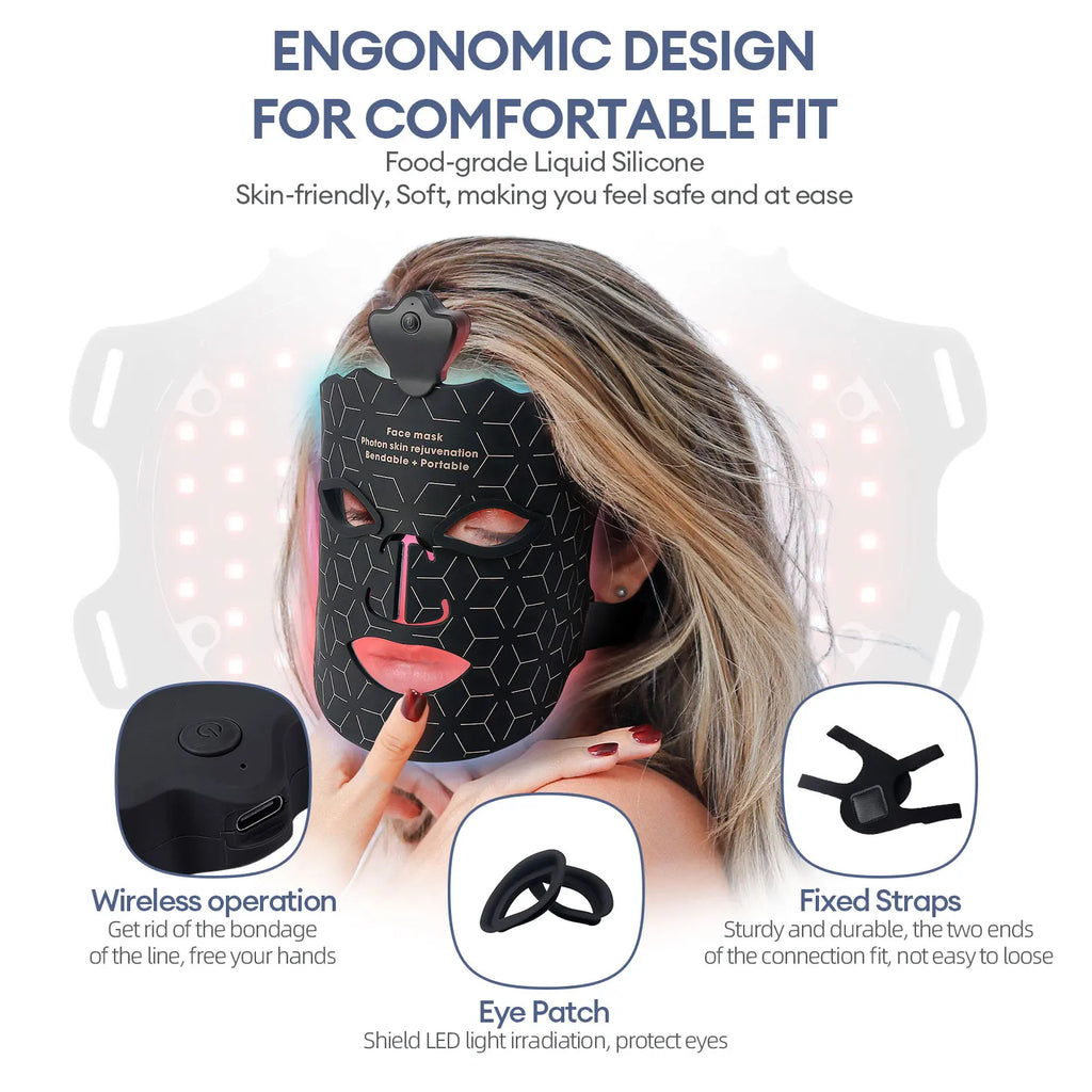 Silicone LED Face Mask