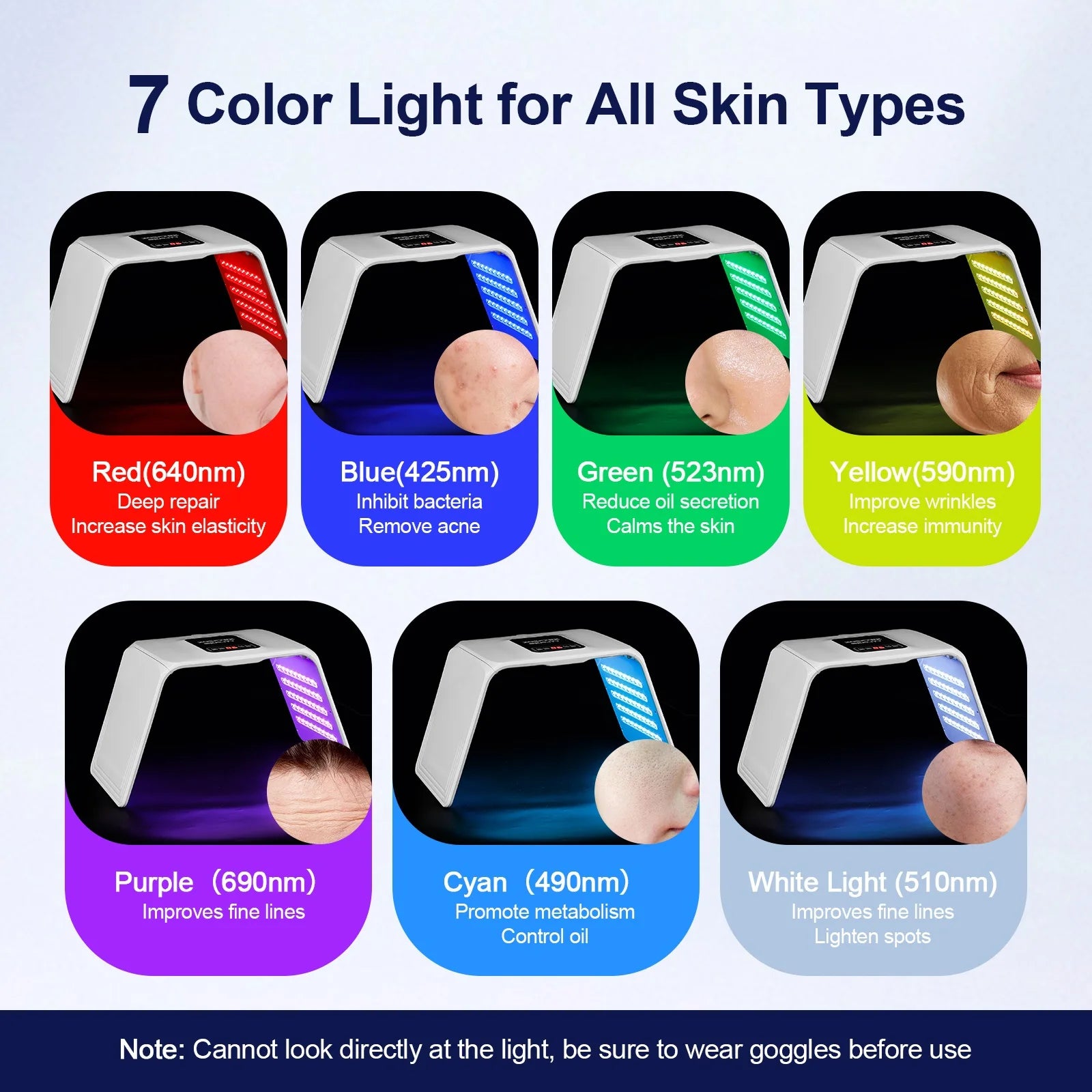 Foldable LED Therapy Machine