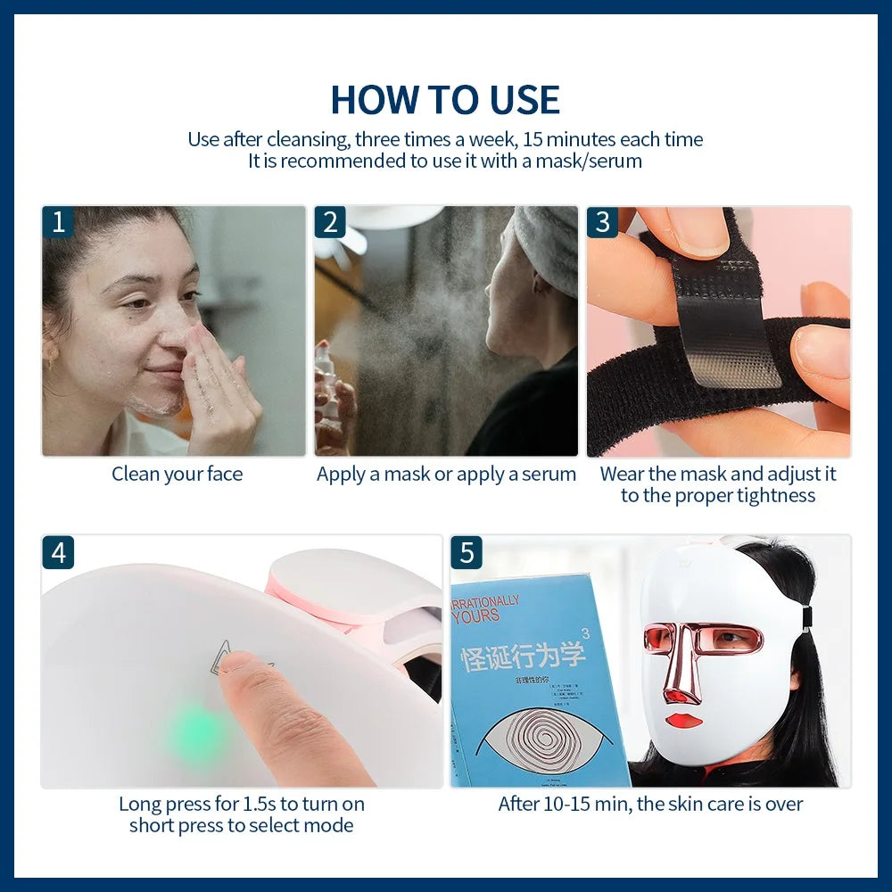 LED Face Beauty Mask