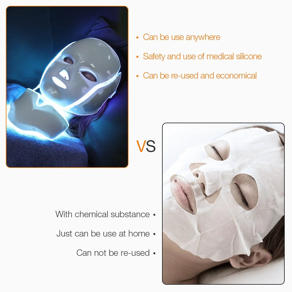 LED Facial Mask 7 Colors