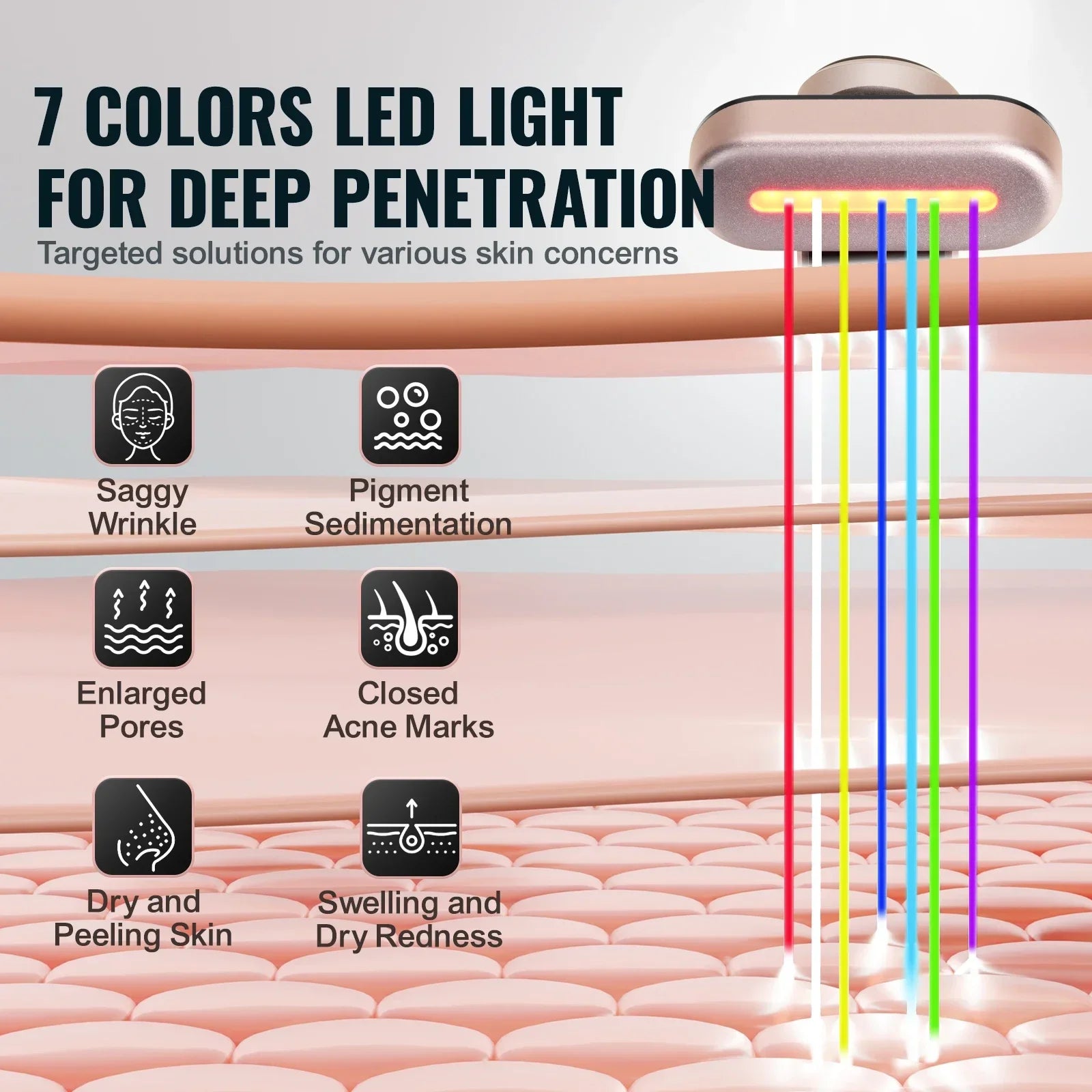 LED Facial Therapy Wand