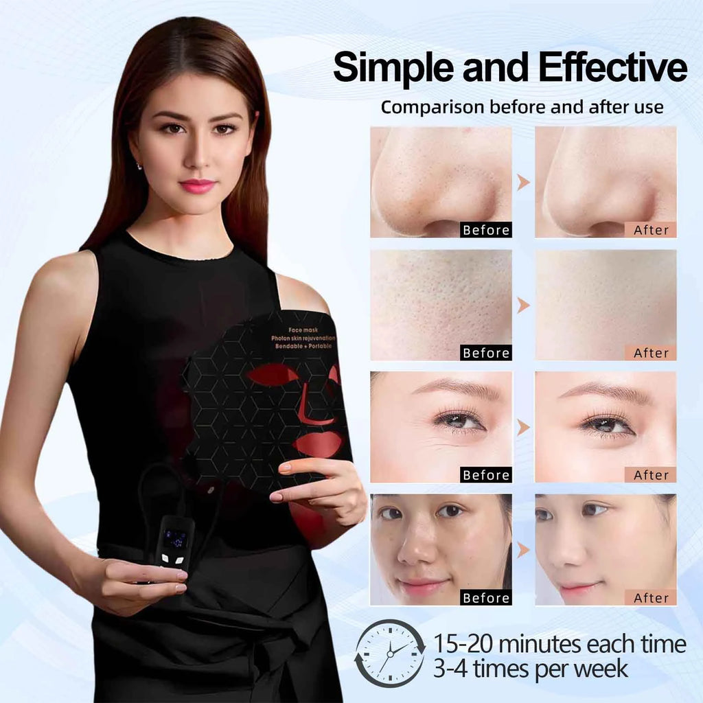 Silicone LED Face Mask 4 Colors